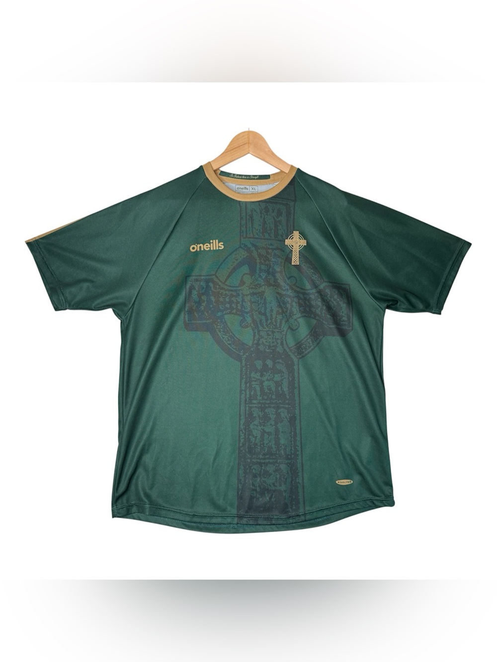 O'Neills Celtic Cross Football Jersey Green Men's Size XL